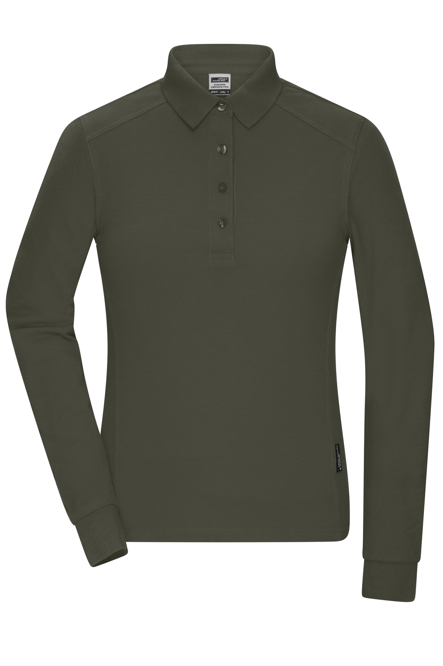 JN1841 Ladies' Workwear-Long-Sleeved Polo OCS Blended – strapazierfähiges Damen Langarm-Polo
