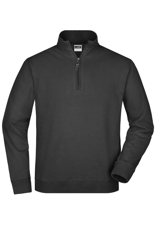 JN352 Round-Neck Zip – hochwertiges Sweatshirt mit Zip-Kragen