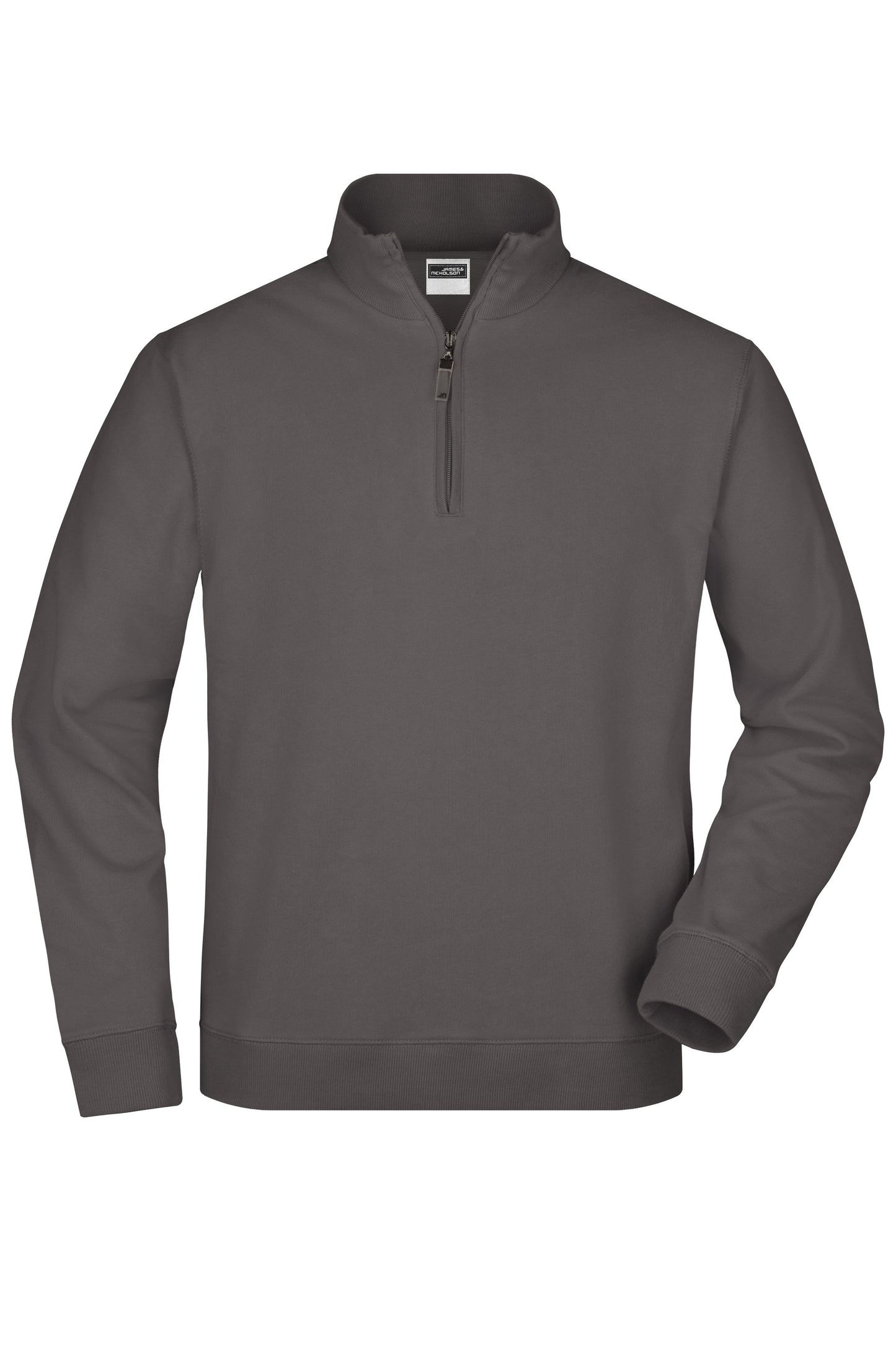 JN352 Round-Neck Zip – hochwertiges Sweatshirt mit Zip-Kragen