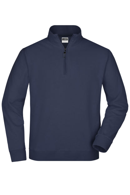 JN352 Round-Neck Zip – hochwertiges Sweatshirt mit Zip-Kragen