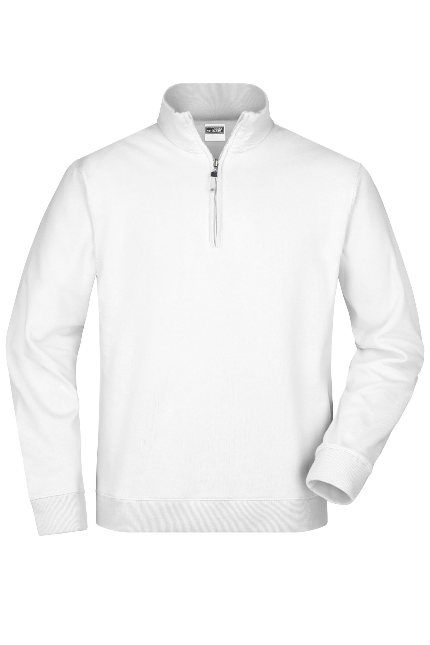JN352 Round-Neck Zip – hochwertiges Sweatshirt mit Zip-Kragen