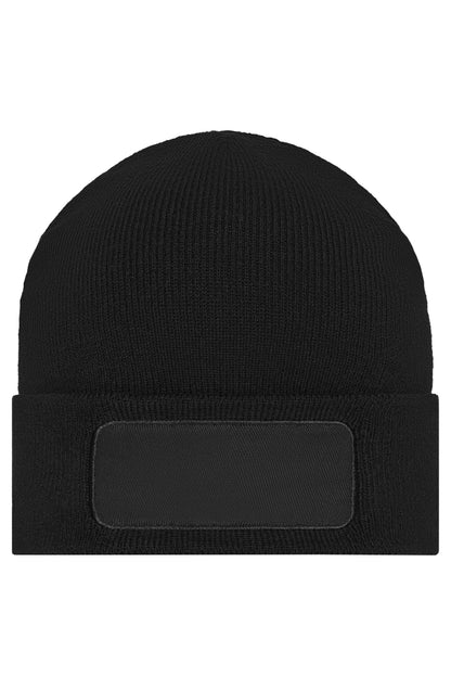 MB7403 | Strickmütze mit Patch – perfekt für hochwertige Sticklogos und starke Markenauftritte