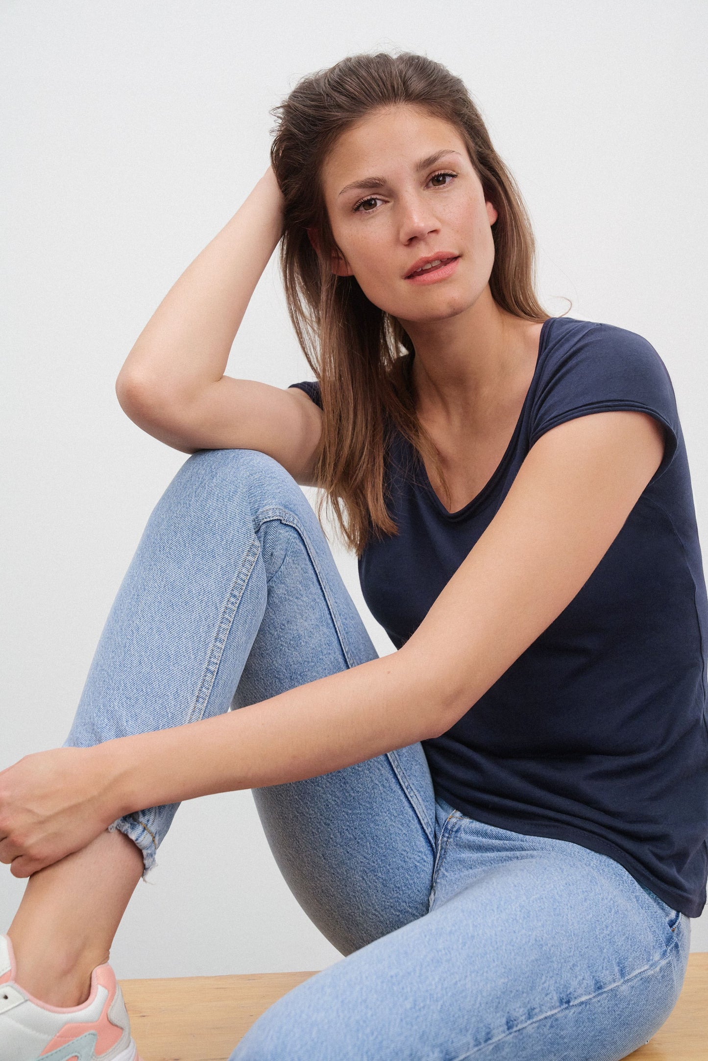 Damen T-Shirt Bio-Baumwolle – OCS-zertifiziert (EMIN)