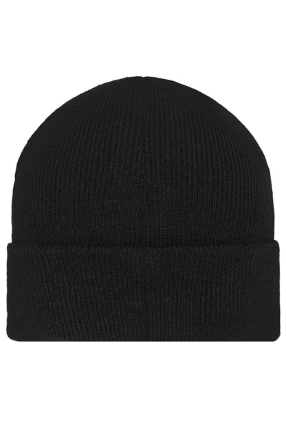 MB7403 | Strickmütze mit Patch – perfekt für hochwertige Sticklogos und starke Markenauftritte
